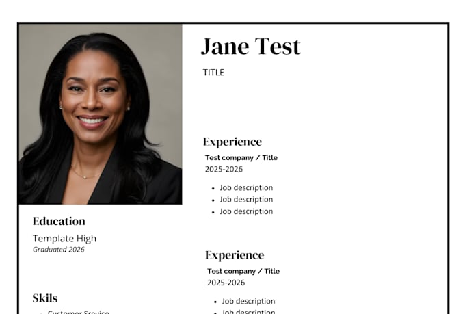 customize and consolidate a resume